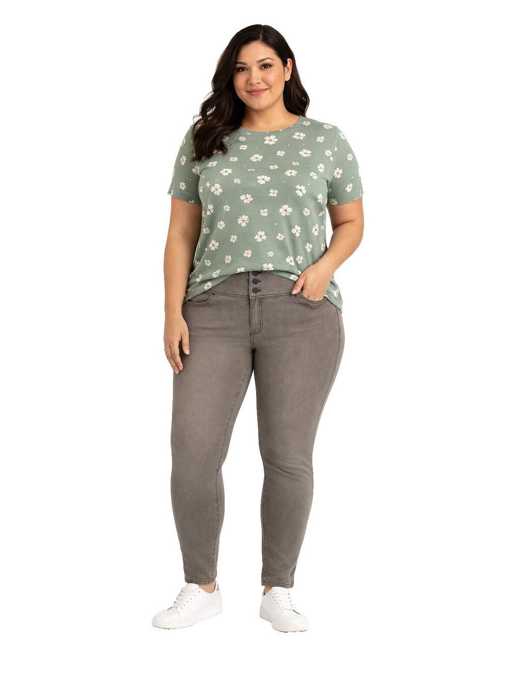 Lane Bryant Gray Leggings 18 NWT Flex Magic Waist High Rise Stretch